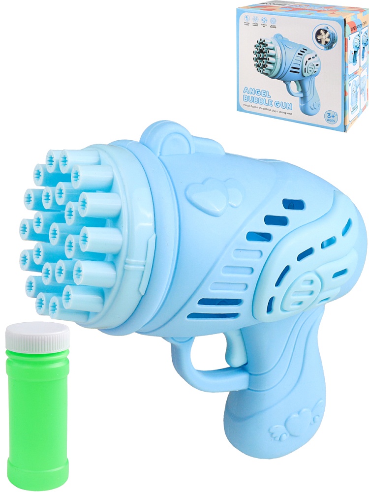 Генератор мыльных пузырей 50 мл, 15х15х8 см, голубой, МПЗ-8200