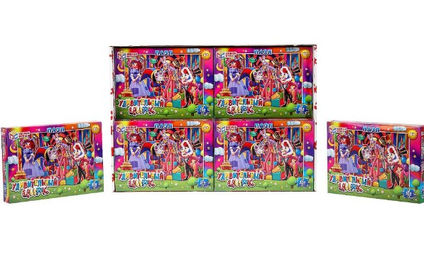 Удивительный цирк. Пазлы в коробке 120 деталей. 180х130х25 мм. Умные игры, 379333