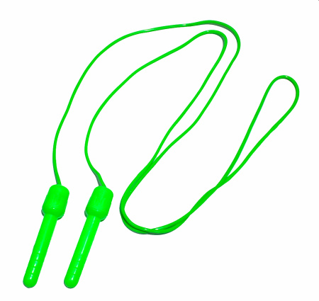 Скакалка, эргономические ручки 280 см, синий, фиолетовый, Е32654