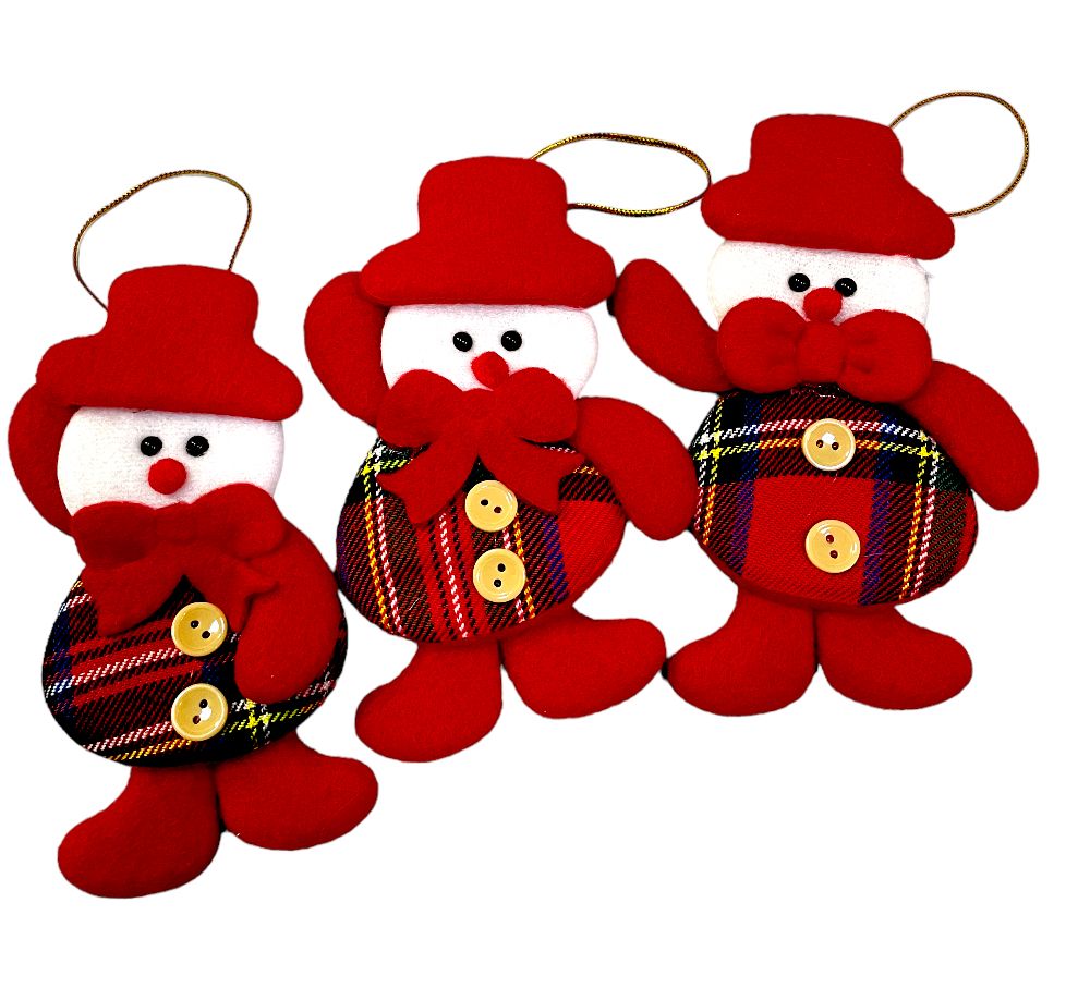 Новогоднее украшение на ёлку 'Снеговик', С-56