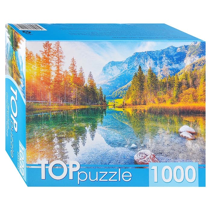 TOPpuzzle. ПАЗЛЫ 1000 элементов.'Германия.Озеро Хинтерзее', ХТП1000-2150
