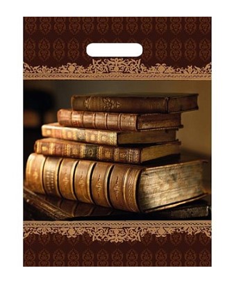 Пакет ПЭ с вырубной ручкой 31х40см (х50) (Книги) ламинированный Тико (х50;500) ВУР18798