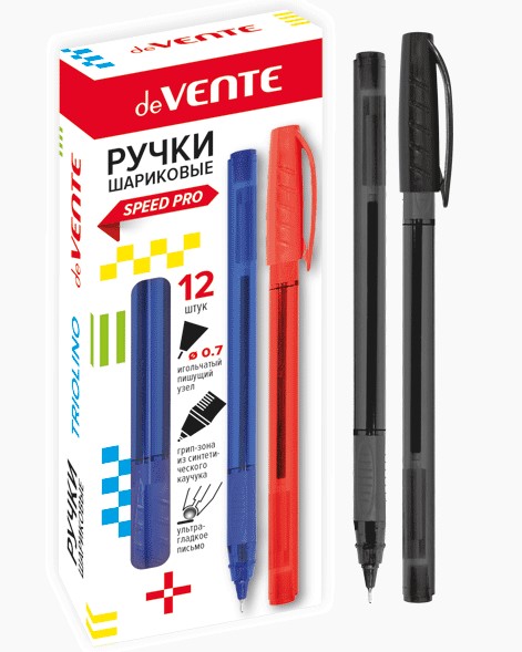 Ручка шариковая 'deVENTE. Triolino Translucent' серия Speed Pro, d=0,7 мм, 5073843