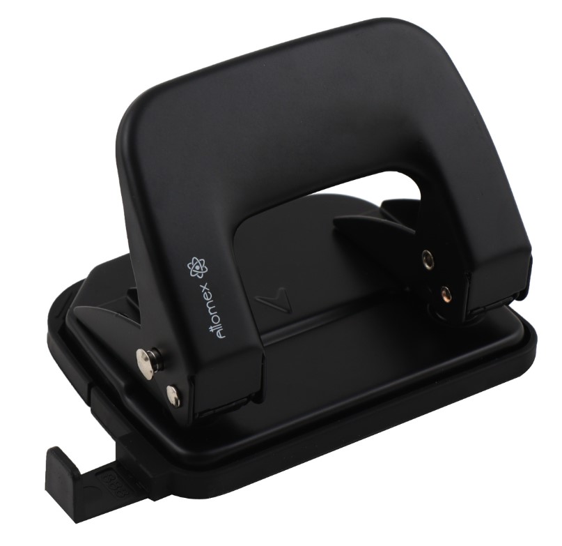 Дырокол 'Attomex', (25 листов), металлический, черный, 4020312