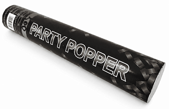 Хлопушка Linea 30 см., фольга (серебро), 7096А-4
