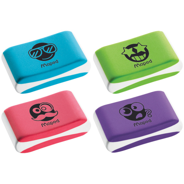 Ластик Maped 'Essentials Soft' 80, фигурный, пластик, 112921